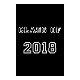 Class of 2018   Customized Graduation Template Poster