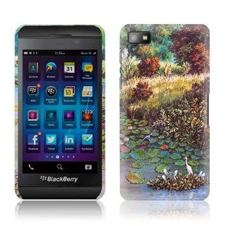 TaylorHe Classic Oil Painting Colourful Landscape Blackberry Z10 Hard Case Printed Blackberry Z10 Cases UK MADE All Around Printed on Sides 3D Sublimation Highest Quality Cell Phones & Accessories