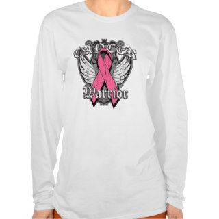 Warrior Vintage Wings   Breast Cancer T shirts