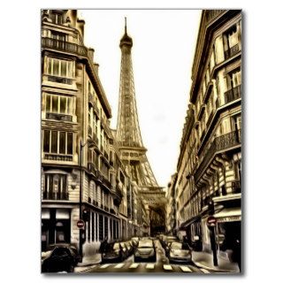 Paris Postcards   Eiffel Tower