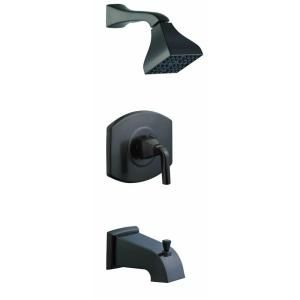 Glacier Bay 12000 Series 1 Handle Tub and Shower Faucet in Oil Rubbed Bronze 873 6216