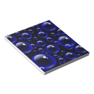Blue Bubbles Notepads