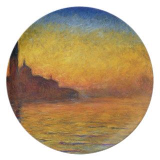 Claude Monet // Venice Twilight Plates