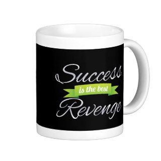 Success is the Best Revenge Green Mug