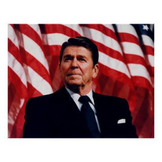 40th U.S. President Ronald Wilson Reagan Print