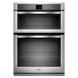 Whirlpool 30 in. Electric Wall Oven with Built In Microwave in Stainless Steel WOC54EC0AS
