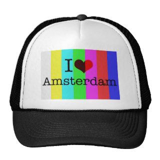 I Love Amsterdam Trucker Hats