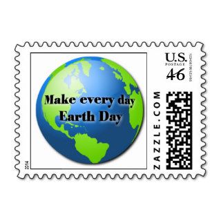 Make every day Earth Day postage stamp
