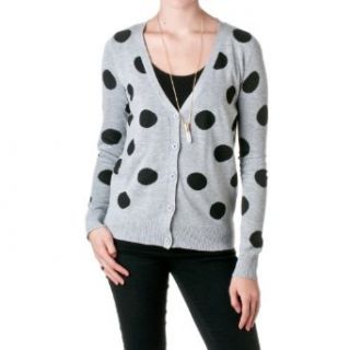 POL Clothing By Riverberry Juniors Cotton Dots Cardigan Cardigan Sweaters