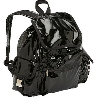 Voyager Backpack   Black Patent