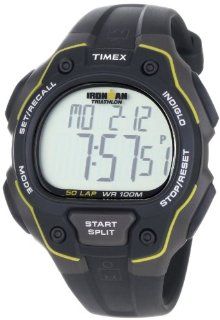 Timex Men's T5K494 Ironman Traditional 50 Lap Black Resin Strap Watch Timex Watches