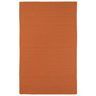 Indoor/ Outdoor Malibu Woven Orange Rug (9 X 12)