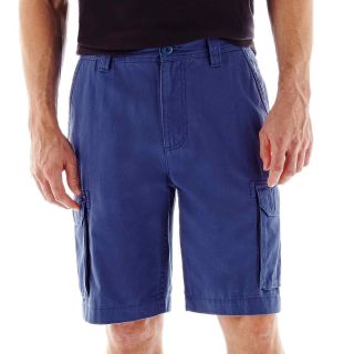 St. Johns Bay Essential Cargo Shorts, Blue, Mens