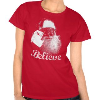 Santa Claus Believe T shirt