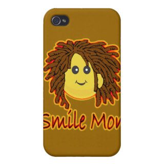 Smile Mon Fire Rasta Smiley Face iPhone 4/4S Cases
