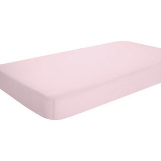 Aden & Anais solid pink 100% cotton muslin crib sheet