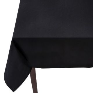 Threshold Solid Rectangle Tablecloth   Black (60x84)