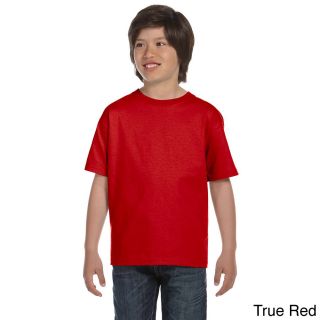 Fruit Of The Loom Fruit Of The Loom Youth Cotton Lofteez Hd T shirt Red Size L (14 16)