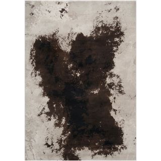 Dufur Brown Abstract Design Rug (22 X 33)