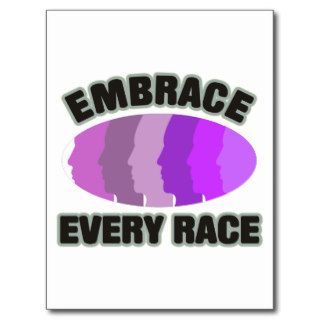 Embrace Every Race Post Card