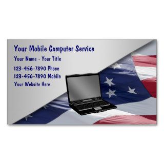 Mobile Computer Repair Business Cards