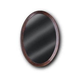 JSG Oceana Semi Circle 32.5 in. x 24 in. Framed Mirror in Espresso SCR MIR ESP