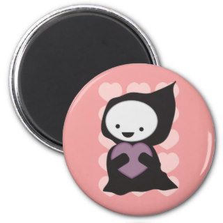 Grim Reaper with Heart Magnet