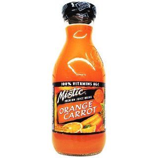 Mistic Orange Carrot Juice Drink 16 Fl Oz  Fruit Juices  Grocery & Gourmet Food