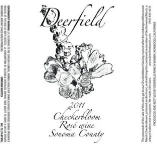 2011 Deerfield Ranch Winery Rose Sonoma Valley Estate Vineyard 750 mL Robert Rex Wine