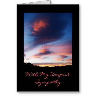 Sunrise Sympathy Card
