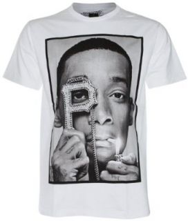 Wiz Khalifa American Rapper Smoking New with Tag T Shirt (DR 497) Novelty T Shirts Clothing