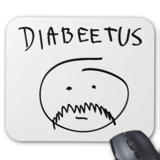 Diabeetus (Sketch Version) Mouse Pads