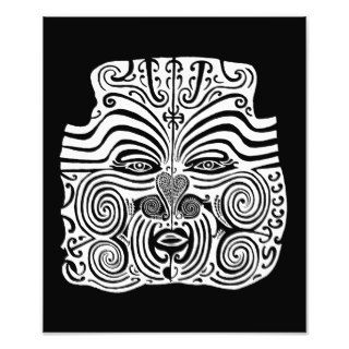 Tribal Tattoo Design   New Zealand Maori Photo Print