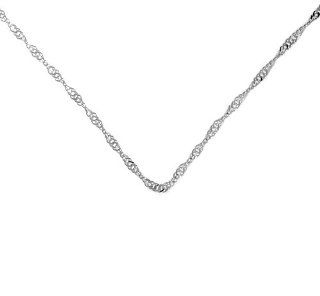 Singapore Style Chain #498, Sterling Silver, Available in 3 Sizes, $18   $24 (20 Inches) Jewelry