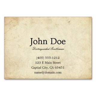 Art of Manliness Calling Card Business Card