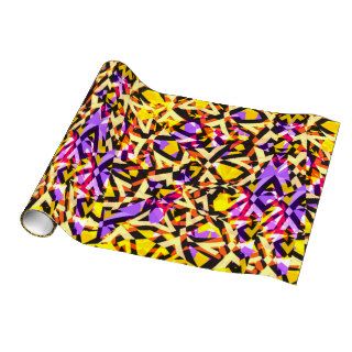 Purple And Yellow Mix   Wrapping Paper #2