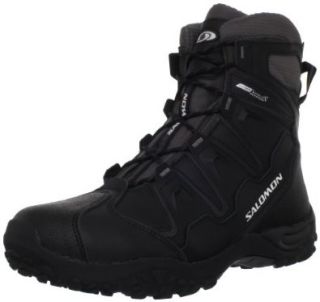 Salomon Men's Snowcat WP Shoe,Black/Autobahn/Autobahn,7 M US Shoes
