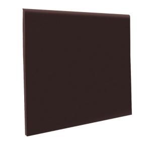 ROPPE Pinnacle Rubber No Toe Brown 4 in. x 1/8 in. x 48 in. Cove Base (30 Pieces / Carton) 40NR2P110