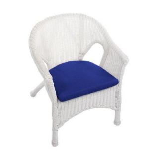 Home Decorators Collection Blue Sunbrella Contour Outdoor Chair Cushion 1572930310