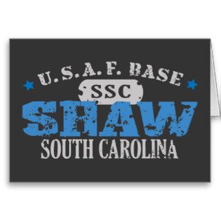 Air Force Base   Shaw, South Carolina Card