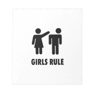 Girls Rule Memo Pads