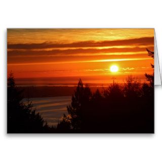 Humboldt Sunset Greeting Cards