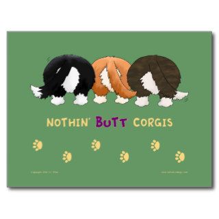 Nothin' Butt Corgis PostCards