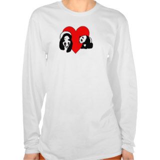 A Panda Love T shirts