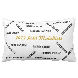 USWNT Olympic Gold Medal Winners Throw Pillows