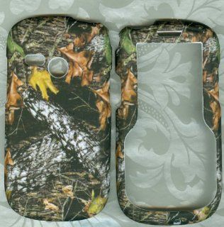 Camo One Leaf Net10 Tracfone Lg501c Lg 501c 501 Faceplate Rubberized Snap on Hard Phone Cover Case Protector Accessory Cell Phones & Accessories