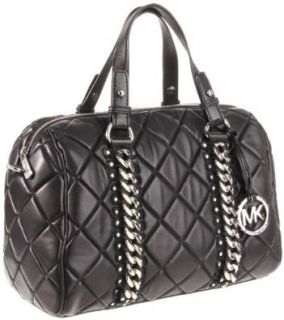 MICHAEL Michael Kors Id Chain Quilted Satchel,Black,one size Shoes