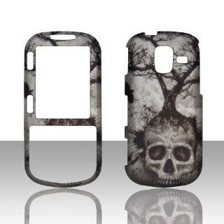 2D Tree Skull Samsung Intensity III , 3 U485 Verizon Case Cover Hard Phone Case Snap on Cover Rubberized Touch Faceplates Cell Phones & Accessories