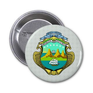 Costa Rica Coat of Arms detail Buttons