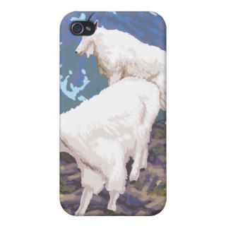 Mountain Goats Scene   Katmai, Alaska Covers For iPhone 4